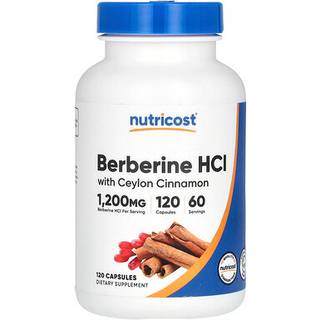 Nutricost – Berberine HCl med Ceylon Kanel 120 Kapsler