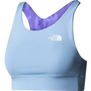 The North Face Women's Flex Printed Bra Optic Violet Abstract Pitcher Plant Print, S