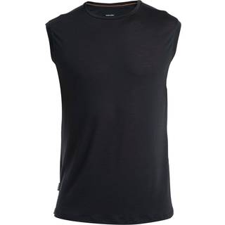 Icebreaker Merino 125 Cool-Lite Sphere III Tank Tank Top Herrer størrelse L farve sort