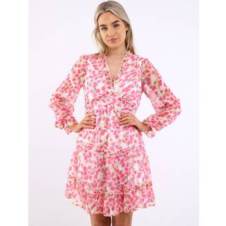 Vmsmilla LS frill short dress
