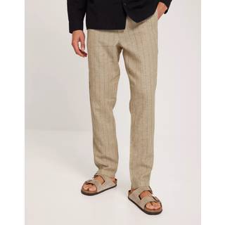 Les Deux Patrick Linen Bukser Brun - L