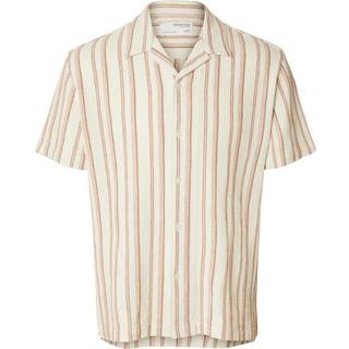 Selected Regular West Shirts SS Resort Egret