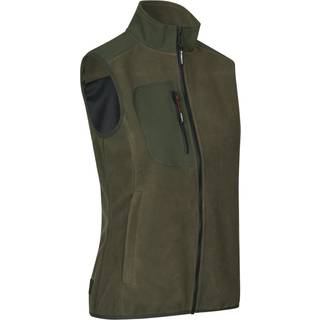 ID Bonded Dame Vest m. fleece - Oliven - 2XL