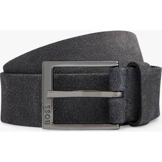 BOSS Elloy G Sd Sz35 Belt in Gunmetal Grey | BOSS | Norton Barrie - 95cm