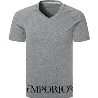 EMPORIO ARMANI Herren T-Shirt grau Baumwolle & Mix unifarben