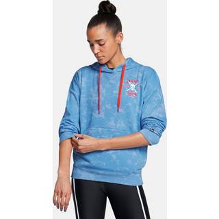 Sweatshirt med hætte Under Armour Pjt Rck W Udrground Terry HD-BLU 1382711-444 Størrelse M