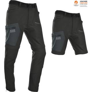 Maul Sport Eiger Ultra Zip off-bukser Herrer størrelse 50 - Regular farve black/grey