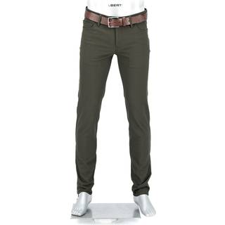 Alberto Herren Hose grün Slim Fit