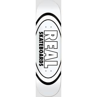 "Real Team Classic Oval 8.38"" Skateboard deck" - Uni - white