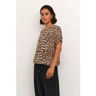 Kaffe KAamber Bluse - Brun - Str 44 - Damer