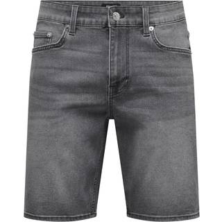 ONLY & SONS Weft Denim Shorts Medium Grey Denim