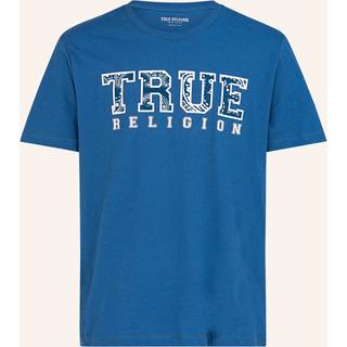 True Religion Logo T Shirt Blue