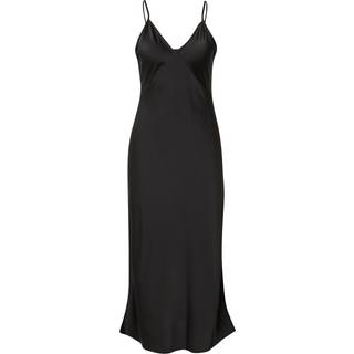 Armani Exchangetil kvinder. 8NYA59YNZ5Z1200 Sort midikjole (XL), Casual, Polyester, Uden ærmer/stropper