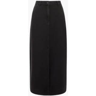 French Connection French Connection Black 100% Cotton Denver Midaxi Skirt