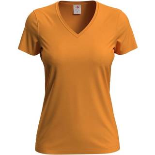 Stedman Classic V-Neck Women T-shirt - Orange - Medium