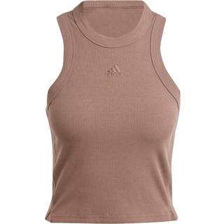 Lounge Ribbed Crop tanktop - Earth Strata