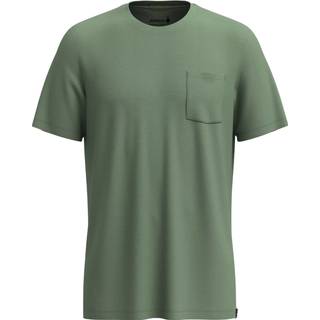 Smartwool Merino Hemp Blend S/S Pocket Tee Merino-shirt Herrer størrelse L farve grøn/olivengrøn