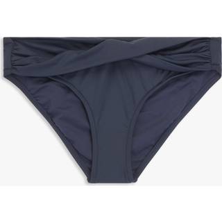 Seafolly Women's Collective Twist Band Hipster Bikini-trusser Damer størrelse 10 farve blå