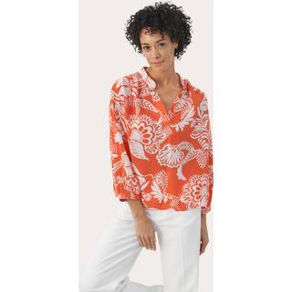 Part Two GineveraPW Bluse - Rød - Str 34 - Damer