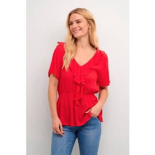 Cream CRAllie Bluse - Rød - Str 36 - Damer