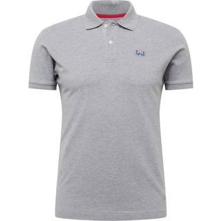 LA MARTINA Herren Polo-Shirt grau meliert Slim Fit