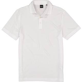 BOSS Black Herren Polo-Shirt weiß