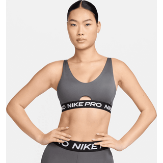 bh Nike W NP INDY PLUNGE BRA SW hf5961-068 Størrelse M
