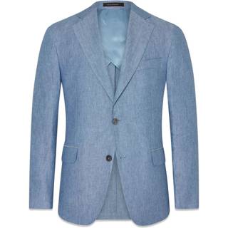 Oscar Jacobson - Regular Fit Hør Blazer - størrelse 52 - Herre