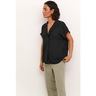 Kaffe KAjuliane Bluse - Sort - Str 34 - Damer