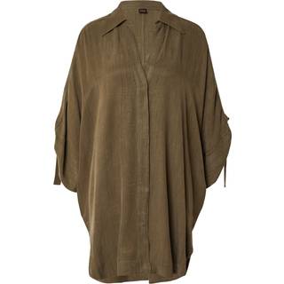Skjortekjole med skjult lukning og relaxed fit