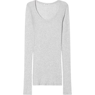 American Vintage WOMEN'S T-SHIRT MASSACHUSETTS HEATHER GREY - l