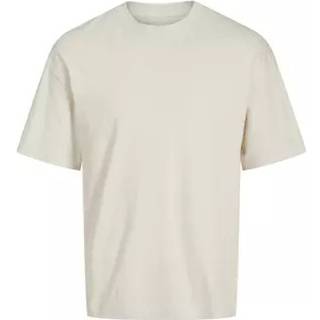 Ensfarvet O-hals T-shirt