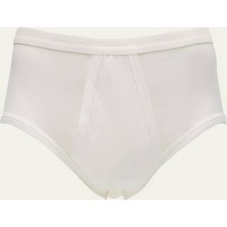 Zimmerli Herren Slip weiß Merc. Baumwolle unifarben