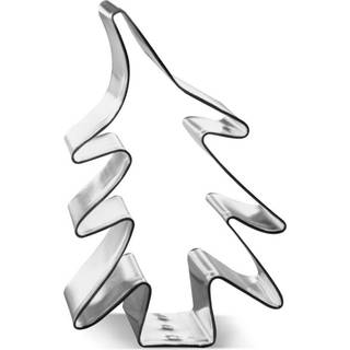Foose Pine Tree Cookie Cutter 3,5 tommer -tinbelagt st?lkagersk?rer - Pine Tree Cookie Mold