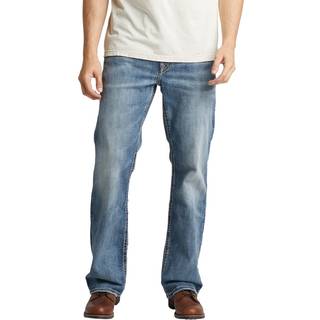 Silver Jeans Co. Herre Craig Classic Fit Bootcut Jeans Medium Indigo LDS260 32W x 32L