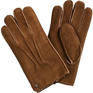PEARLWOOD Herren Handschuhe braun Lammleder