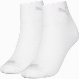 Puma 2-pak Women Quarter Socks - White - Str 39/42