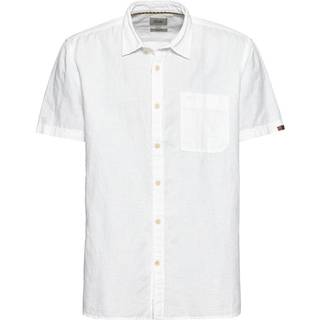 camel active Herren Kurzarmhemd weiß