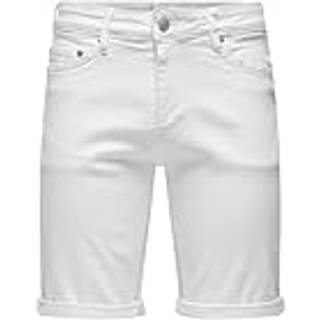 ONLY & SONS Ply 9297 Denim Shorts White