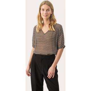 Part Two PopsyPW Bluse - Sort - Str 36 - Damer