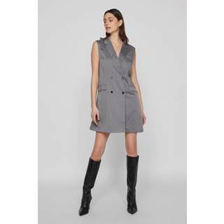 Vila - Vinaba Detailed Waistcoat - Kjoler til hende - Dark Grey - 40
