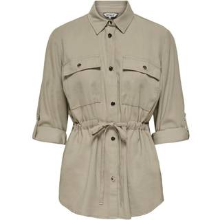 Only - Onlaris Life 4/5 Fem Cargo Jacket Cc - 4383044 Pure Cashmere