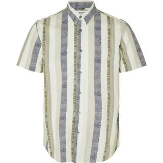 SLHREGNEW-LINEN SHIRT SS CLASS