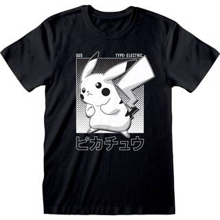 Pokemon T-Shirt Halftone Pikachu Size M