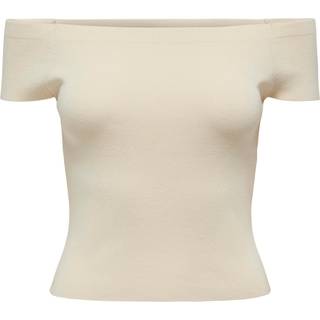 JDY - Beige - Jdycirkeline S/S Off Shoulder Top K - Large