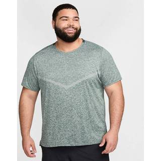 Kortærmet Nike Rise 365 Dri-FIT-løbeoverdel til mænd - grøn - grøn - L