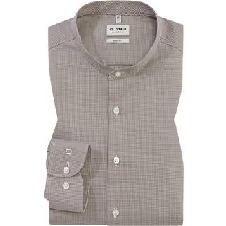 OLYMP Herren Hemd beige meliert