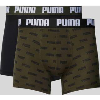 Puma 2-pak Everyday Aop Boxer - Black/Green - Large