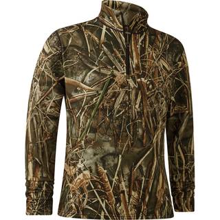Game T-shirt L/S Med Lynlås I Halsen - Deerhunter