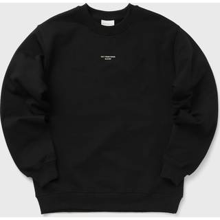 Drôle de Monsieur Classic Slogan Sweatshirt Black